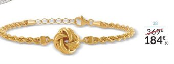 Auchan Bracelet or 375 Millièmes offre