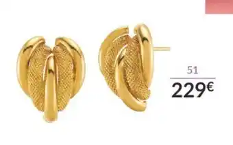 Boucles d'Oreilles or 750 Millièmes