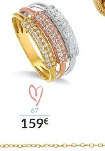 Auchan Bague de Zirconium offre