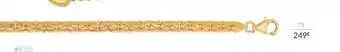 Auchan Bracelet or 375 Millièmes offre