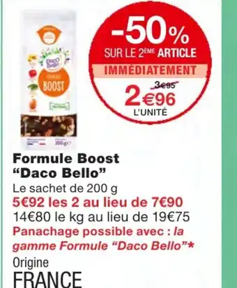 Monoprix Formule Boost Daco Bello offre