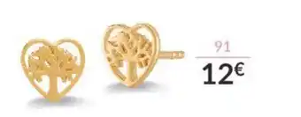 Auchan Boucles d'Oreilles Plaque offre