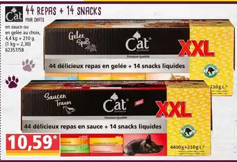 Norma 44 Repas + 14 Snacks offre