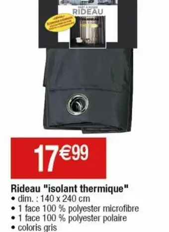 Rideau Isolant Thermique