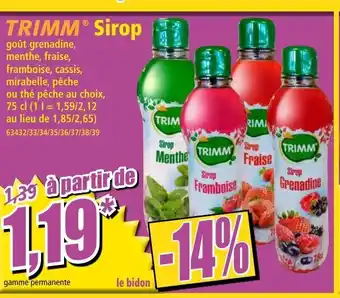 Norma Sirop offre