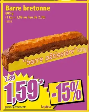 Norma Barre Bretonne offre