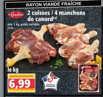 Norma 2 Cuisses / 4 Manchons De Canard offre