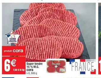 Cora x Carrefour Super Tendre offre