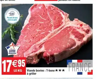 Cora x Carrefour Viande Bovine: T-Bone a Griller offre