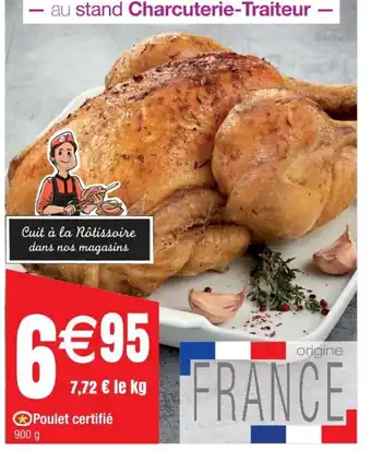 Cora x Carrefour Poulet Certifié offre