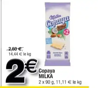 Cora x Carrefour Copaya Milka offre