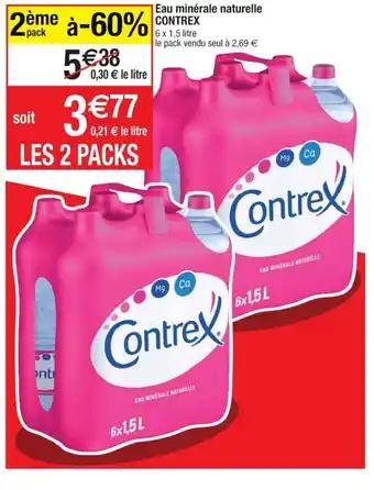 Cora x Carrefour Eau Minérale Naturelle offre