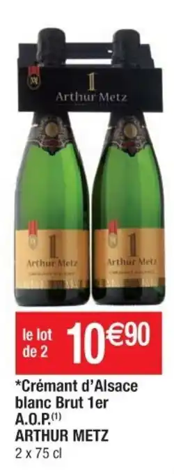 Cora x Carrefour Crément D'Alsace Blanc Brut offre