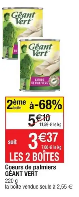Cora x Carrefour Coeurs De Palmiers offre