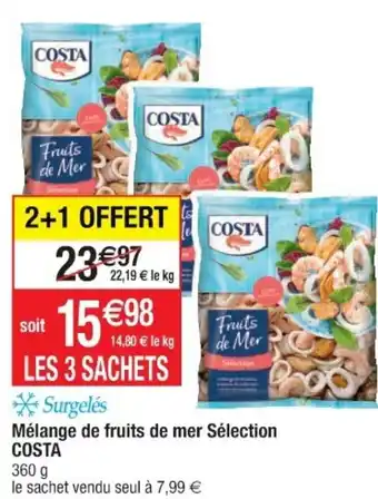 Cora x Carrefour Mélange De Fruits De Mer Sélection offre