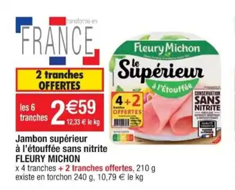 Cora x Carrefour Jambon Supérieur offre
