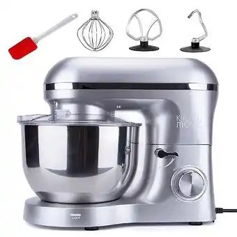 Robot patissier multifonction 5.5l 1500w gris viper - bat-1518-n - kitchen move