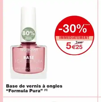 Monoprix Base de vernis à ongles offre