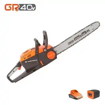 E.Leclerc Yard force - tronçonneuse sans-fil 40v avec guide-chaîne oregon de 35cm, batterie et chargeur - ls g35 offre