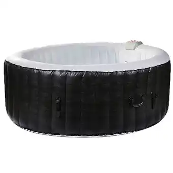 E.Leclerc Spa gonflable 4 personnes rond ospazia - jusqu’à 40°c - prêt en 5 minutes - couverture et filtre inclus offre