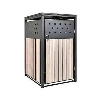 E.Leclerc Cache poubelle "idaho" - 67.5 x 80 x 116 cm - anthracite offre