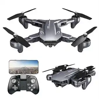 E.Leclerc Drone double caméra 4k radiocommandé retour auto wifi et app android iphone yonis offre