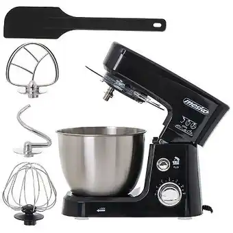 E.Leclerc Robot pâtissier boulangerie cuisine ménager multifonction bol 3,5l 1200 noir meskoms4217 offre