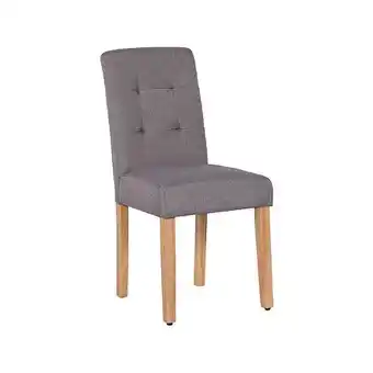 E.Leclerc Lot de 2 chaises "maria" - gris offre