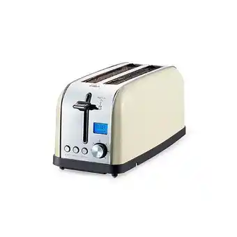 E.Leclerc Grille-pain bianca pro | 1250w | 2 fentes | 7 niveaux de chaleur offre