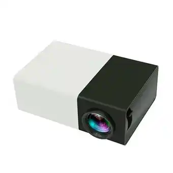 E.Leclerc Mini vidéoprojecteur portable home cinema 400 lumens led hdmi usb micro sd noir yonis offre
