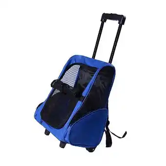 E.Leclerc 2 en 1 trolley chariot sac à dos sac de transport à roulettes pour chien chat offre