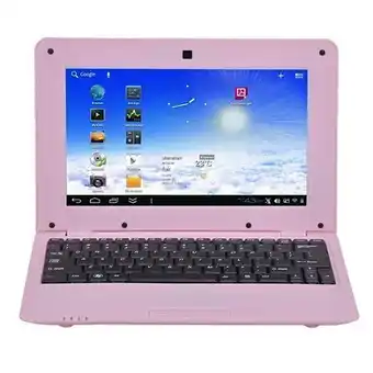 E.Leclerc Mini pc android 4.4 netbook ultra portable 10 pouces wifi 40go rose offre