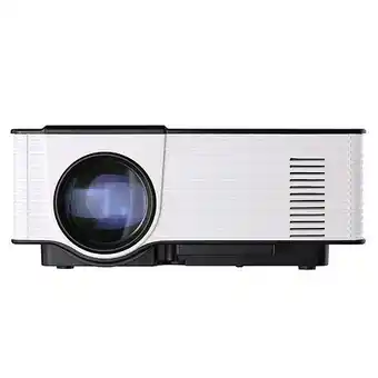 E.Leclerc Mini projecteur hdmi vidéoprojecteur led 1500 lumens support 1080p usb sd blanc yonis offre