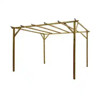 E.Leclerc Pergola en bois 300 x 300 offre