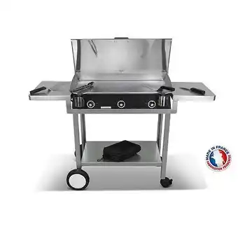 E.Leclerc Pack plancha électrique planchaelec lux 830 carbon - chariot monceau offre