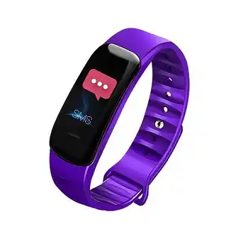E.Leclerc Bracelet connecté sport compatible android et ios étanche ip67 violet yonis offre