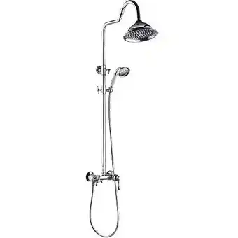 E.Leclerc Leeds 2 colonne de douche rétro chromé avec mitigeur mécanique offre