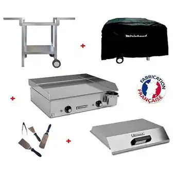 E.Leclerc Pack plancha électrique neo e530 + chariot + accessoires - mirichaud offre