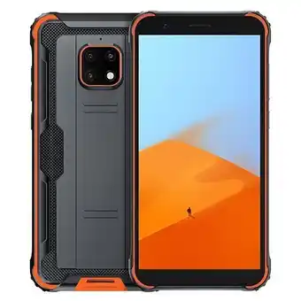 E.Leclerc Smartphone incassable android 10 dual sim 4g gps étanche ip69 4go+64go orange +sd 16go yonis offre