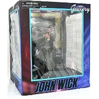 Figurine diamond select diorama : john wick - hauteur environ 23 cm - matière : polyvinyle de haute qualité