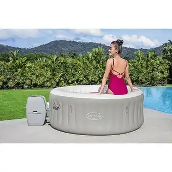 E.Leclerc Spa gonflable tahiti airjet 4 places ø 180 x h 66 cm bestway système de massage à bulles airjet 120 jets offre