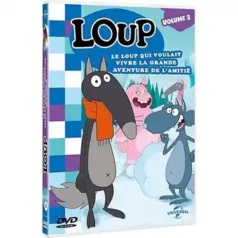 E.Leclerc Loup, vol. 2 : le loup qui voulait vivre la grande aventure de l'amitié,dvd offre