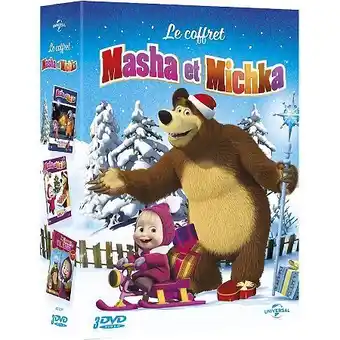 E.Leclerc Masha et michka : une étoile céleste + joyeux noël + les chansons de masha offre