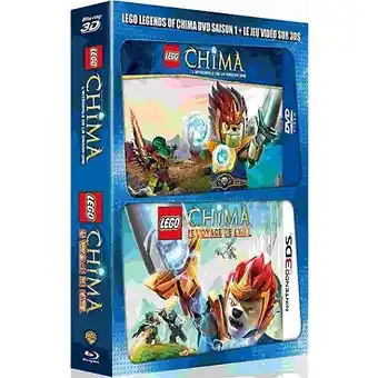 E.Leclerc Coffret lego chima, saison 1 lego chima le jeu 3ds,dvd offre