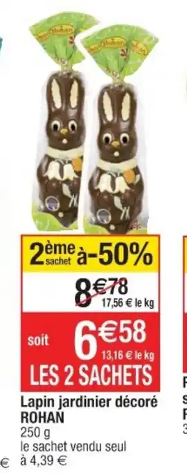 Cora x Carrefour Lapin jardinier décore offre