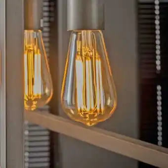 Pier Import Ampoule led ambrée filament forme goutte lumière chaude e27 offre