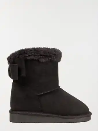 DistriCenter Bottines fourrées noires fille (25-30) offre