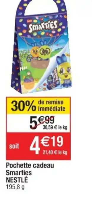 Pochette cadeau Smarties