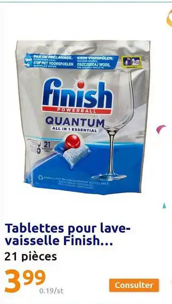 Action Tablettes pour lave-vaisselle finish... offre