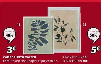 JYSK Cadre photo valter offre